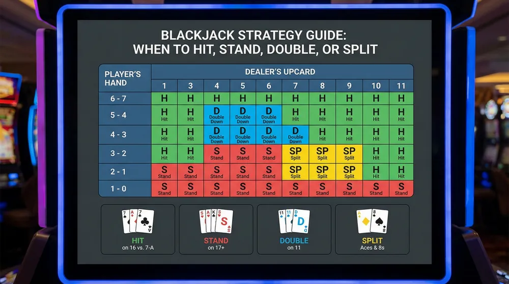 Tabela de Estratégia de Blackjack